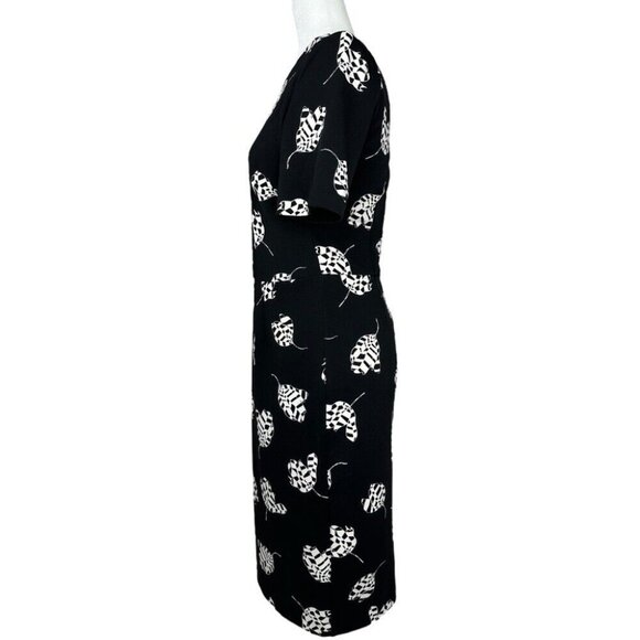 Vince Camuto Women’s Contemporary Black Floral Quiet Luxury Career Dress S/C34‎ - Picture 3 of 13